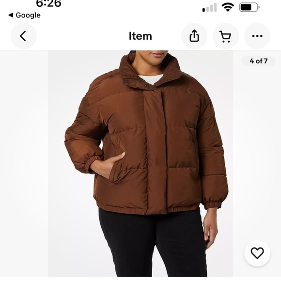 Daily Ritual puffer jacket. NWT size 4x - Picture 1 of 8